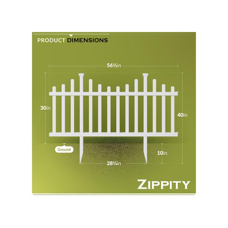 Madison Picket Garden Fence